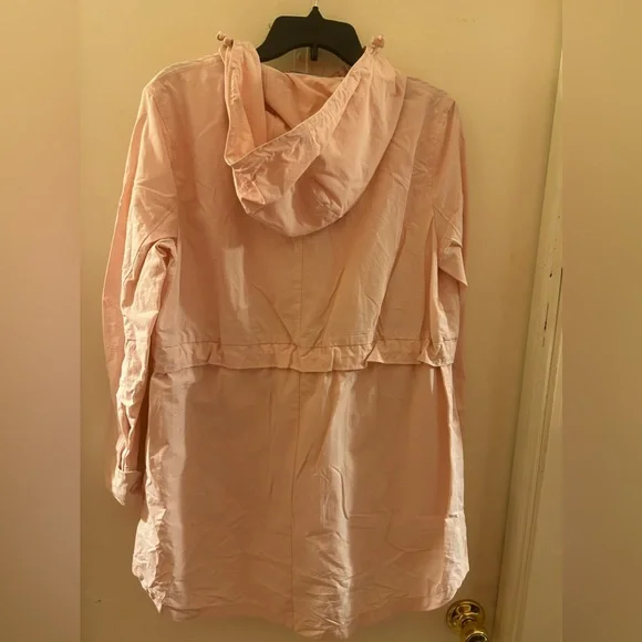 Pink J Crew raincoat XS NWT - Picture 4 of 4